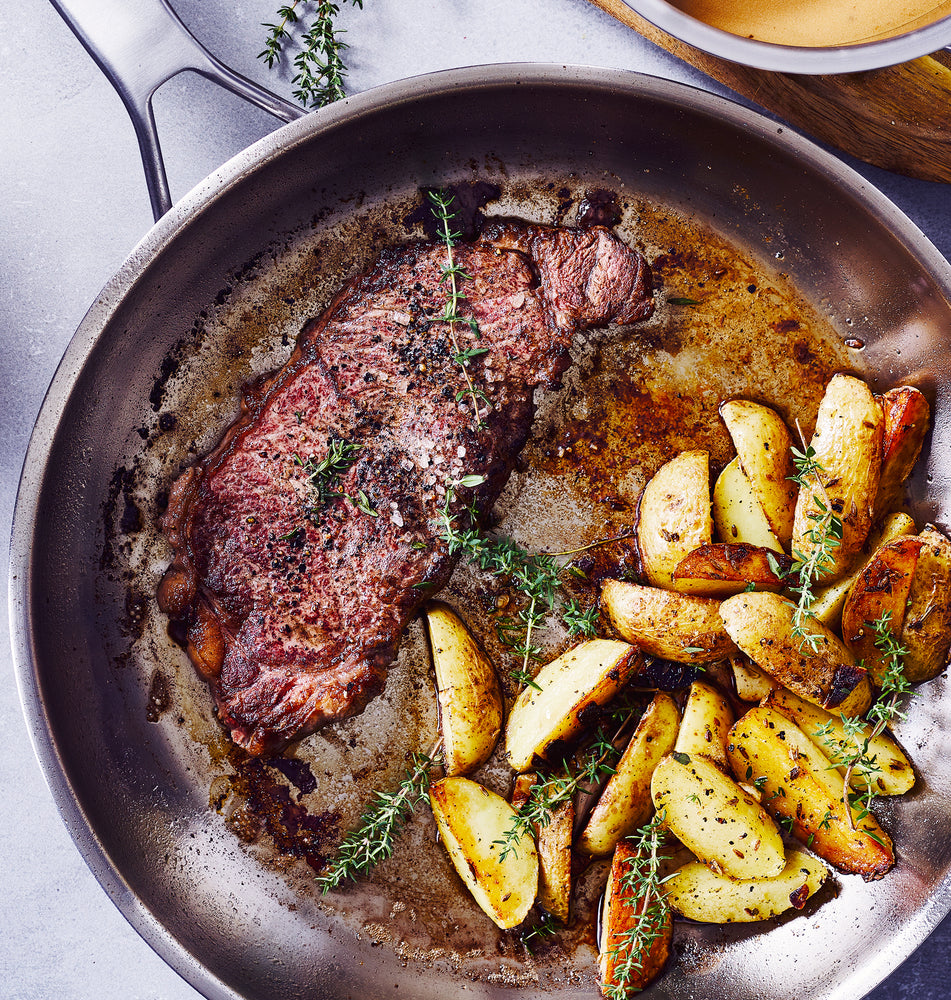 Perfect Pan Seared Porterhouse Steak