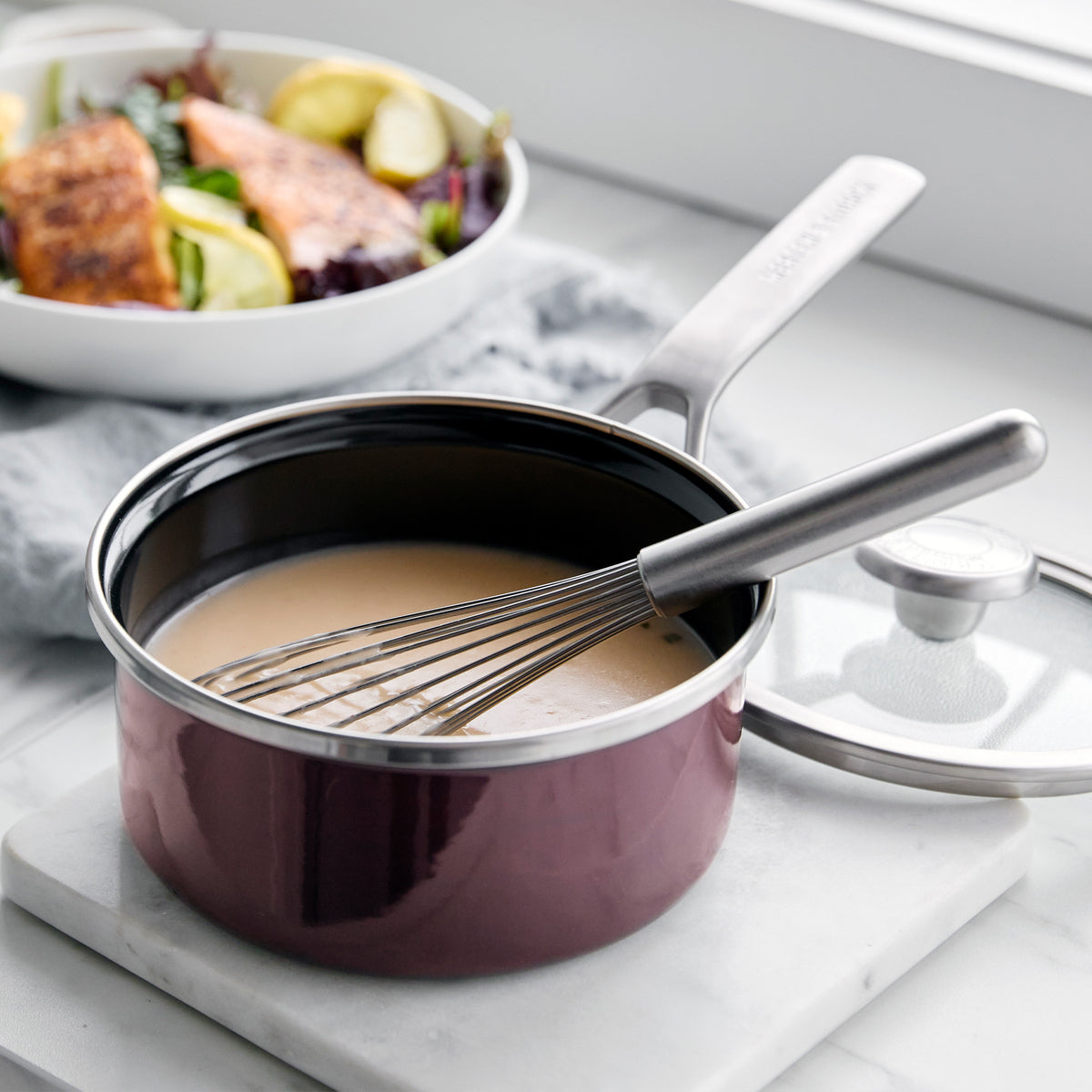 Merten & Storck Stainless Steel 1.5-Quart Saucepan with Lid