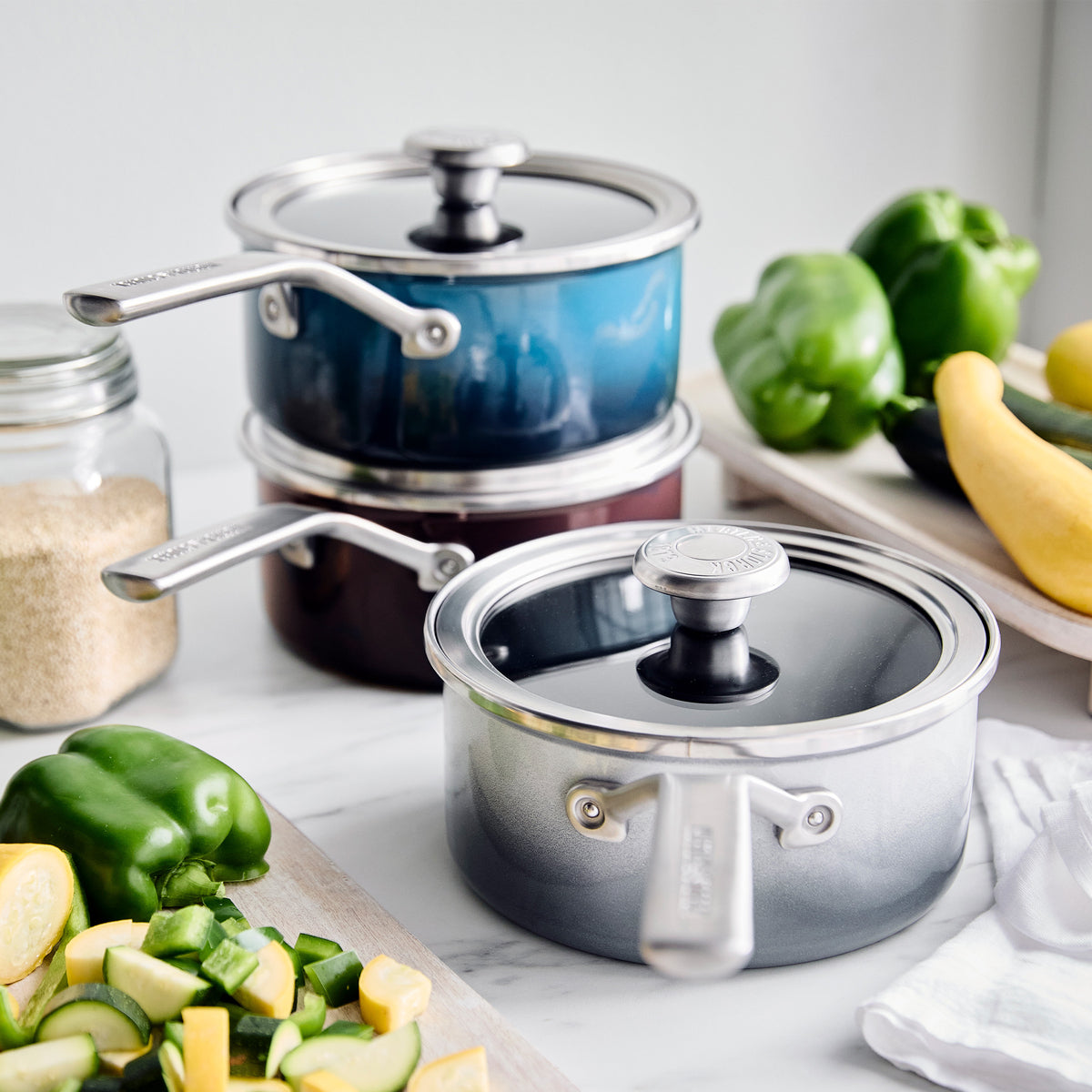 2 Quart Stainless Steel Pot, Sauce Pan, Cooking Pots, Saucepans