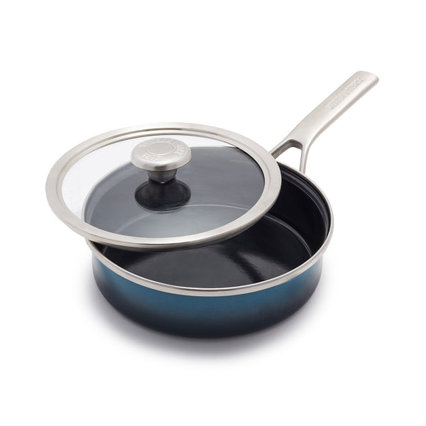 Merten & Storck Steel Core Enameled 8 Frypan, Aegean Teal